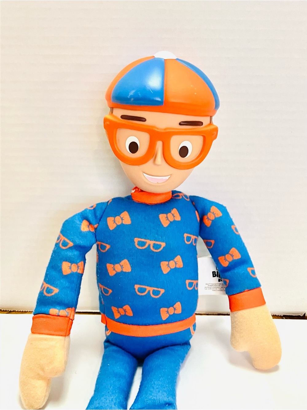 Blippi 16in My Buddy Nighttime Talking Plush Doll Hard Head Soft Body Works